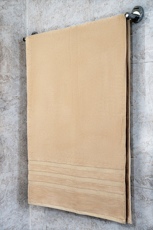Luxuriously Soft Bamboo Bath Towel Beige