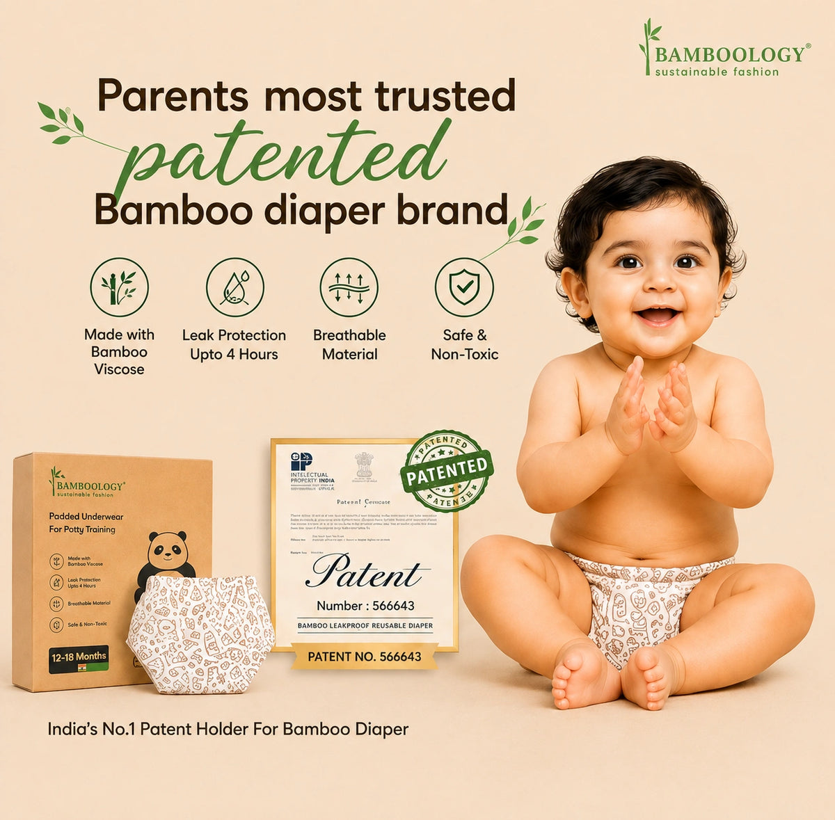 Bamboo Cloth Diaper Pants