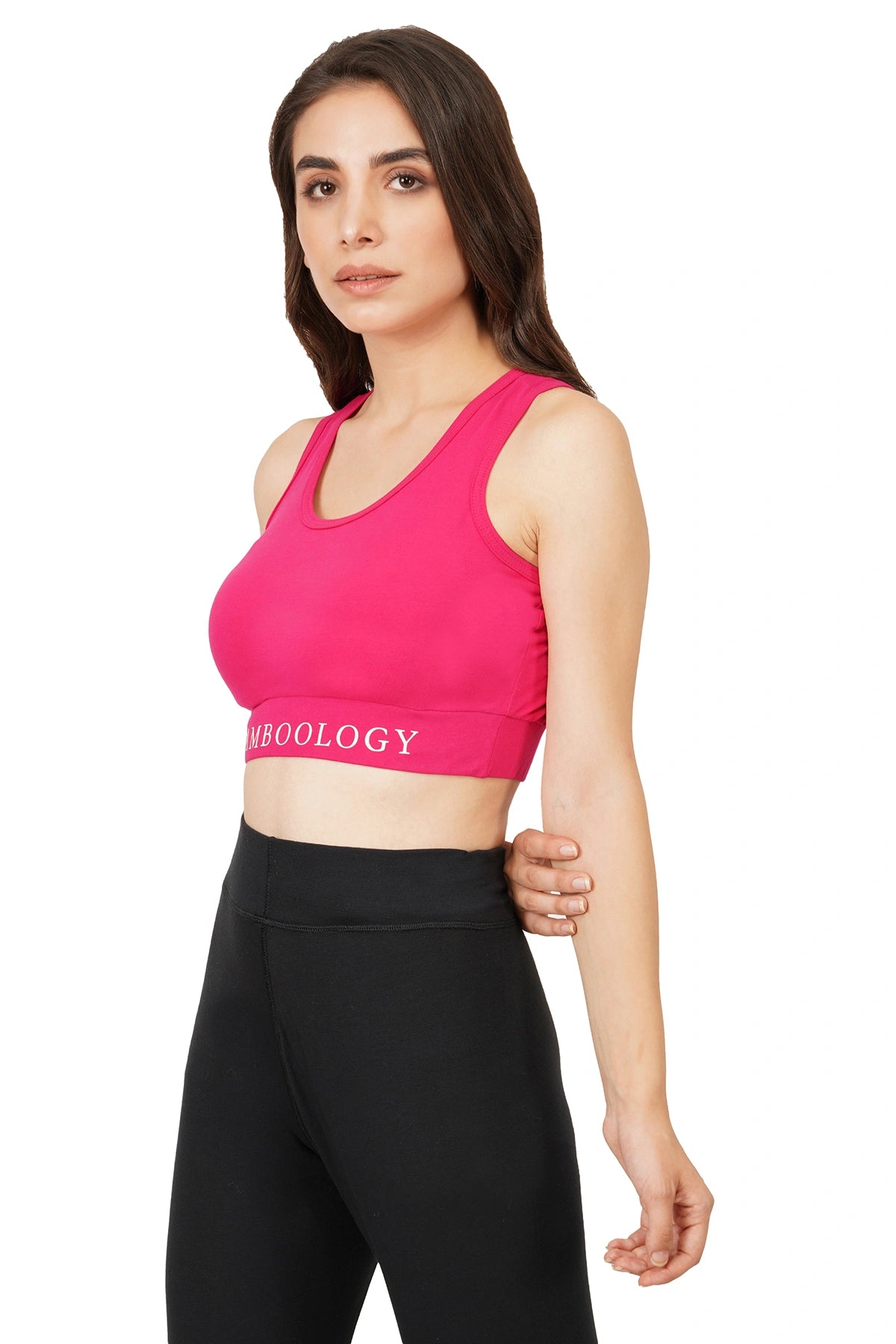 Bamboo Fabric Sports Bra | Non Padded, Non Wired, Seamless and Full Coverage | Bold