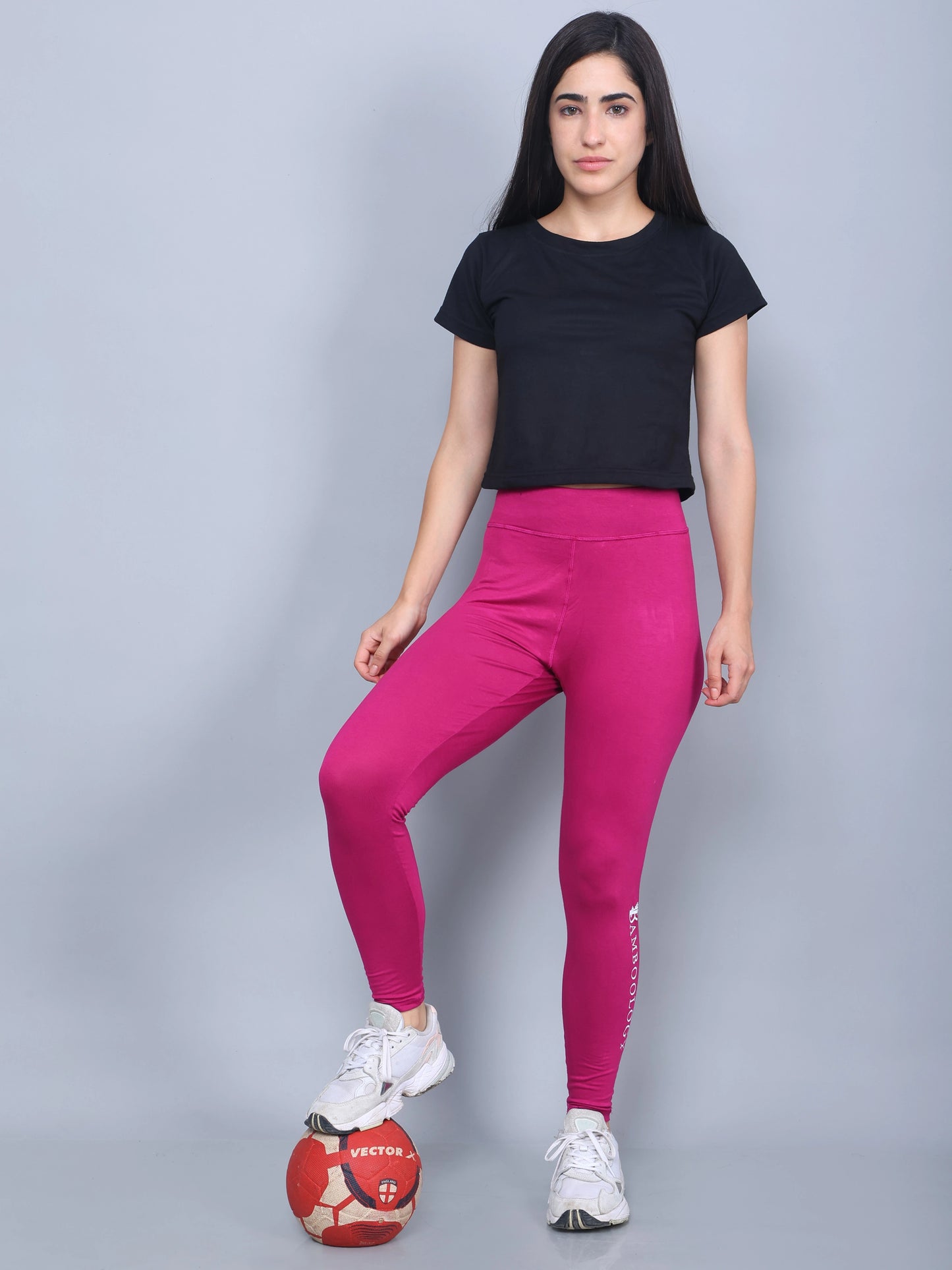 Bamboo Fabric Yoga Pant Bold | Fuchsia