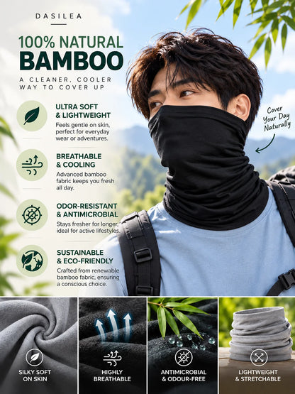 Bamboo Bandana for Running, Gym & Dust Protection | Pack of 2