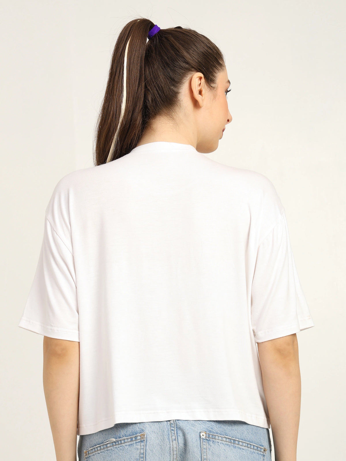 Crop Women Oversized T-Shirt