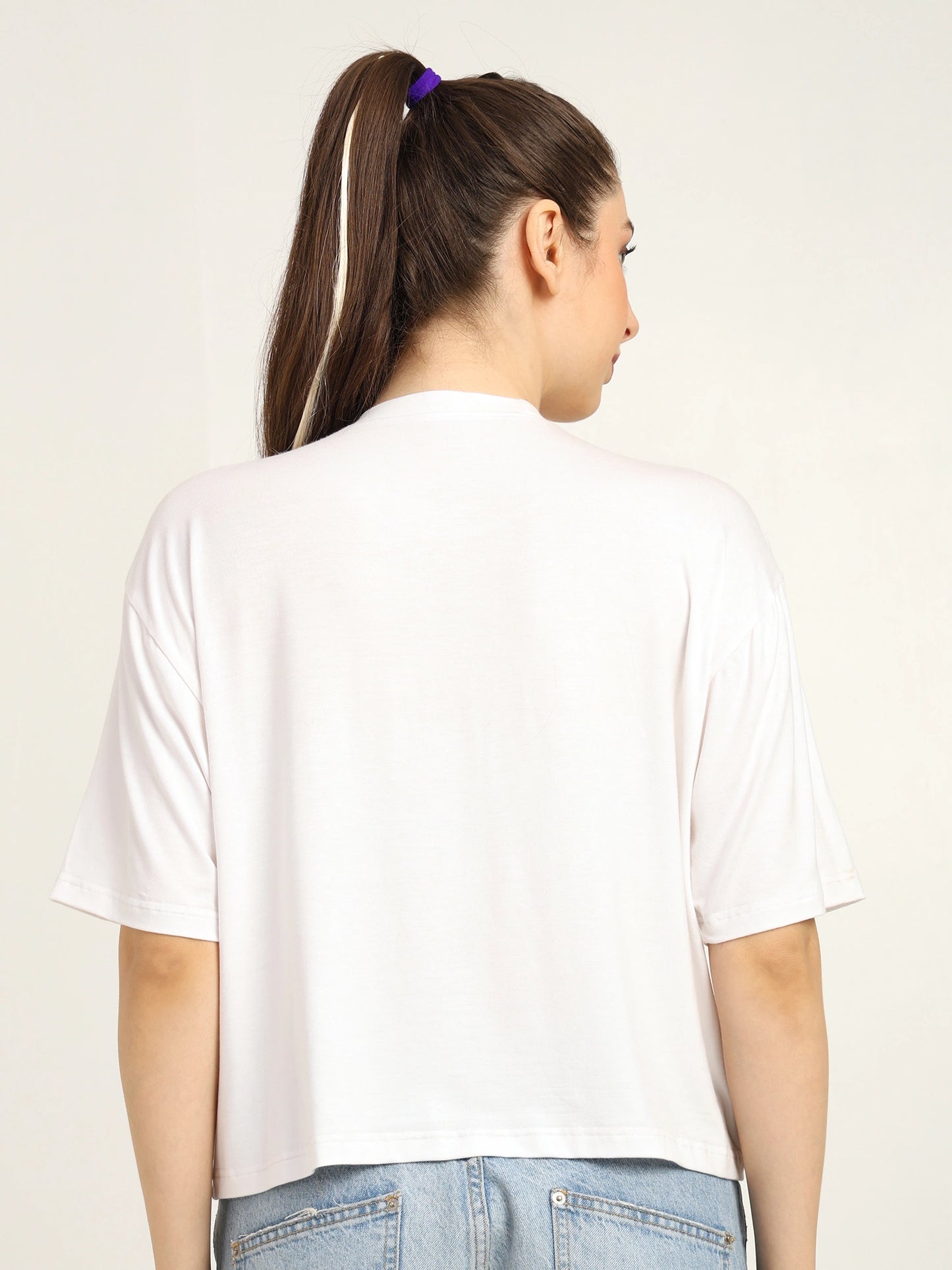 Crop Women Oversized T-Shirt