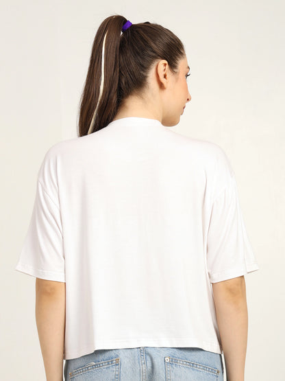 Crop Women Oversized T-Shirt
