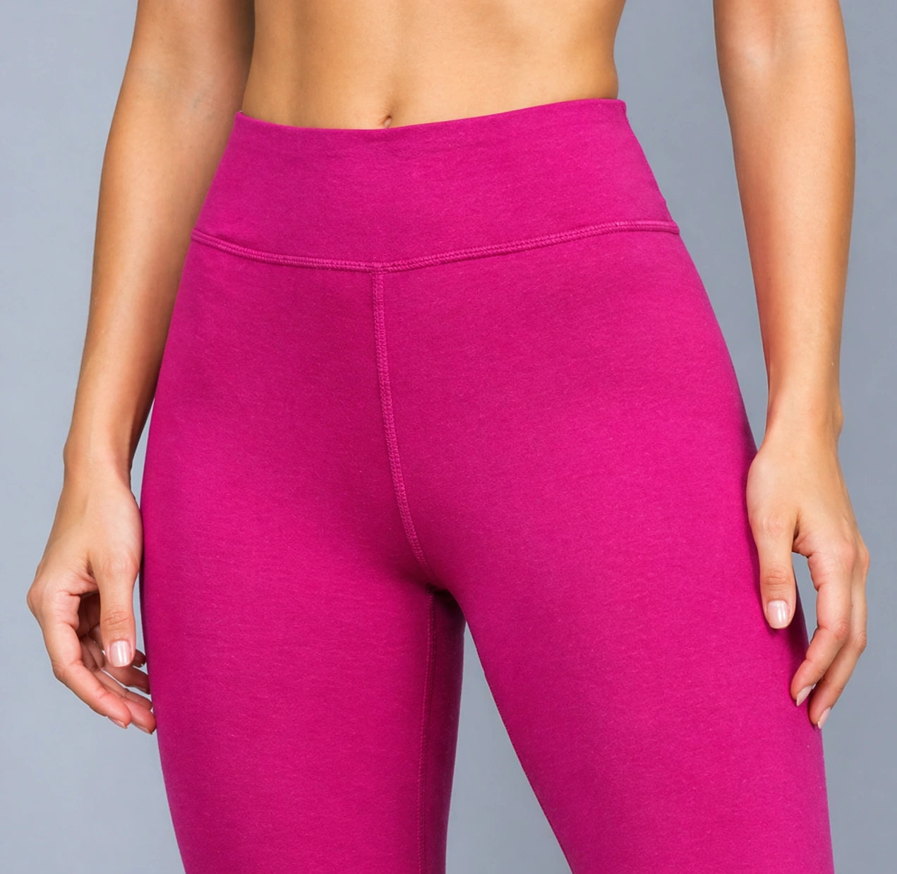 Bamboo Fabric Yoga Pant | Fuchsia