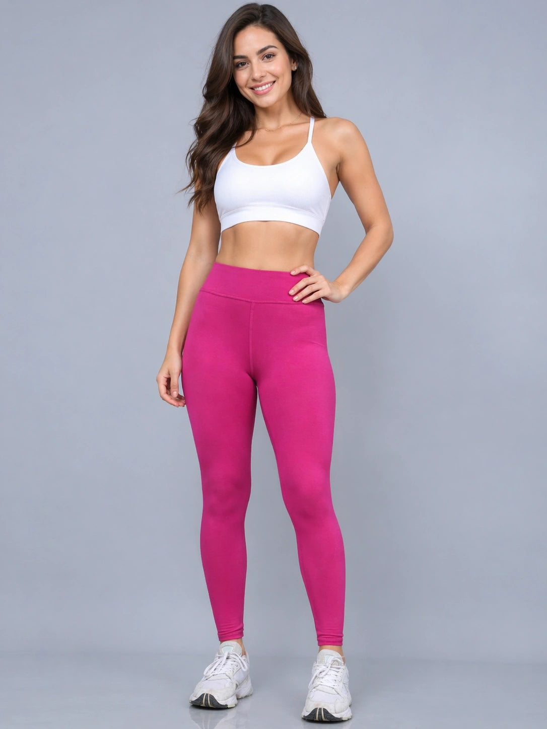 Bamboo Fabric Yoga Pant | Fuchsia