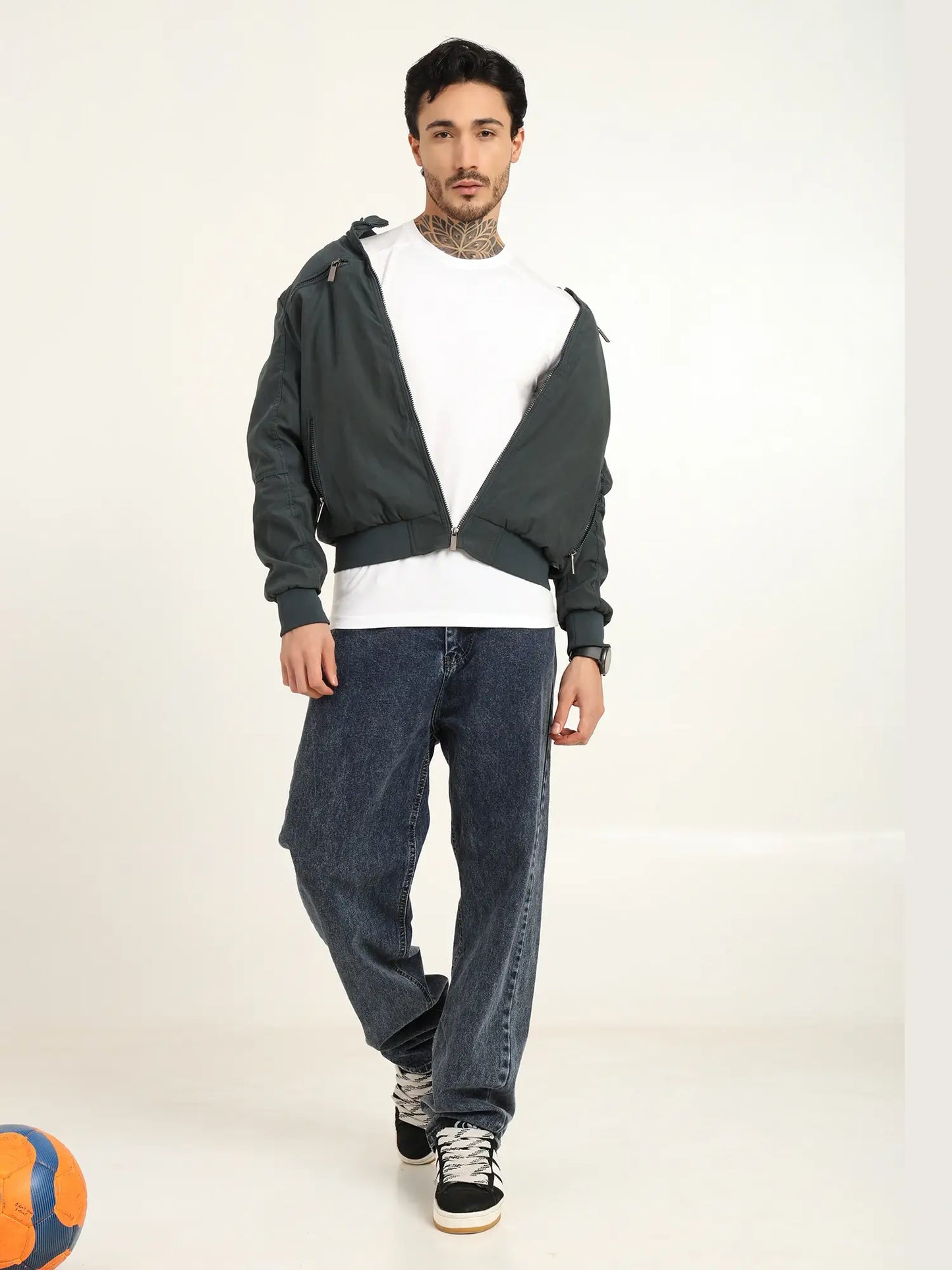 Bamboo plain white Tshirt for Men