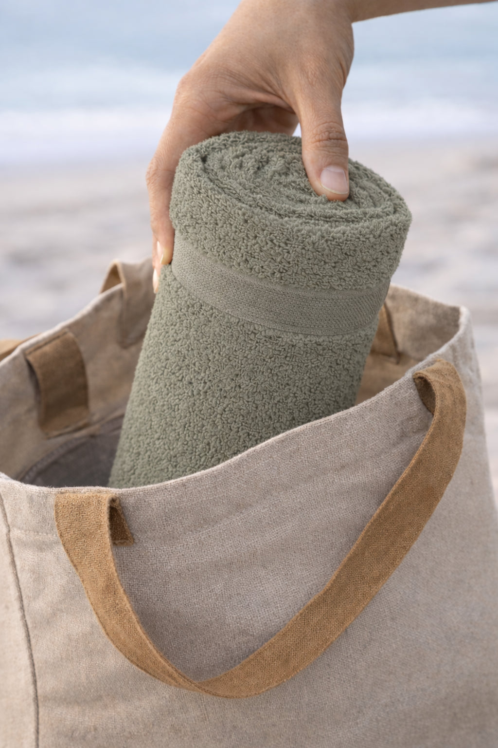 Bamboo Bath Towel – Ultra Soft, Quick Dry & Eco-Friendly Luxury Care | Green and Rust | Pack of 2