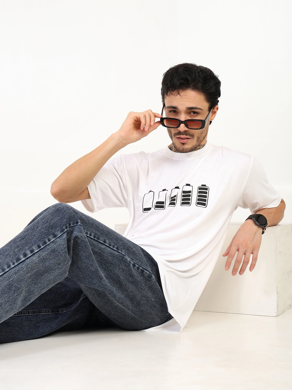 Bewakoof Casual Oversized T-Shirt Man