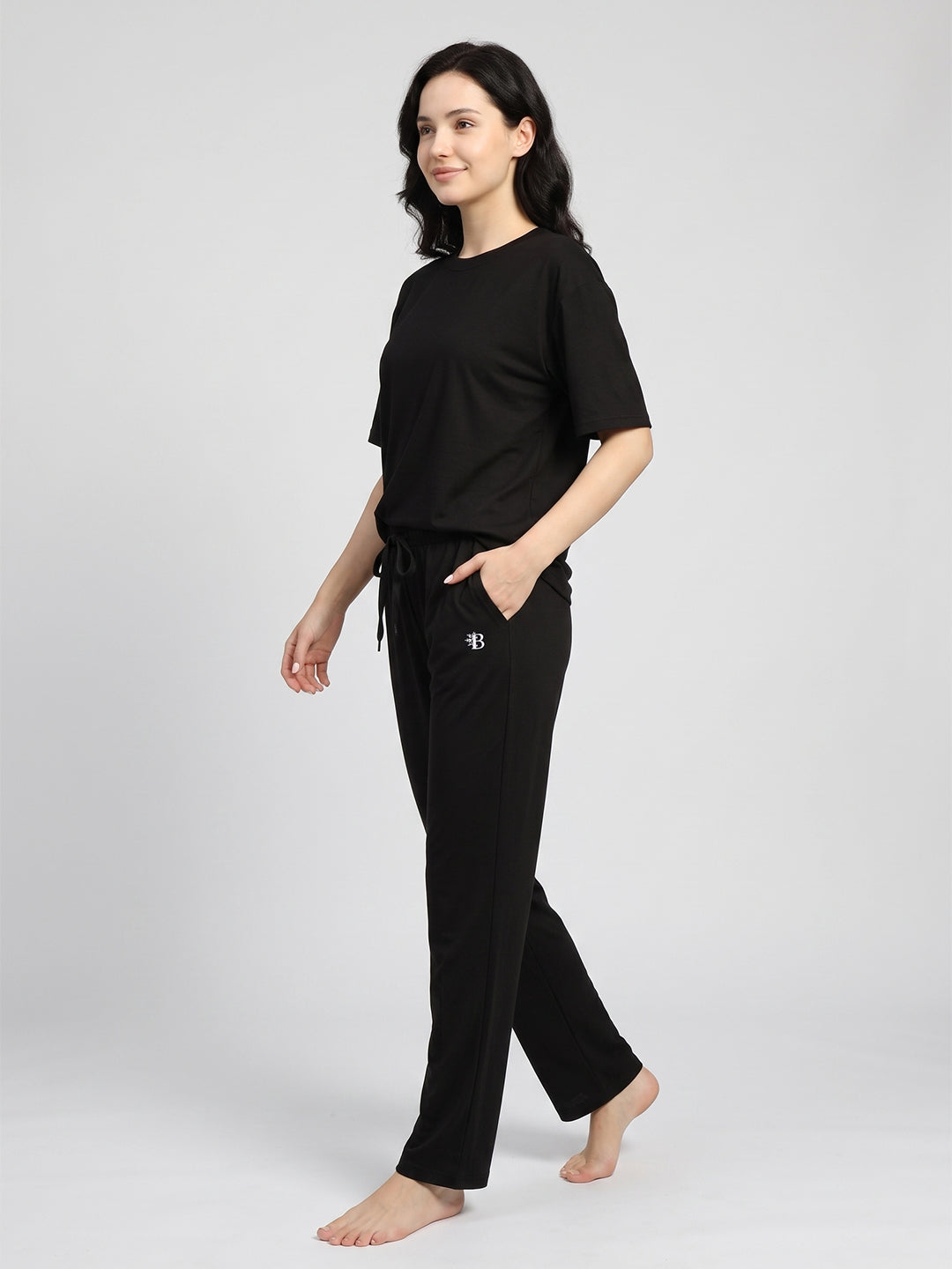Black Night Suit for Women