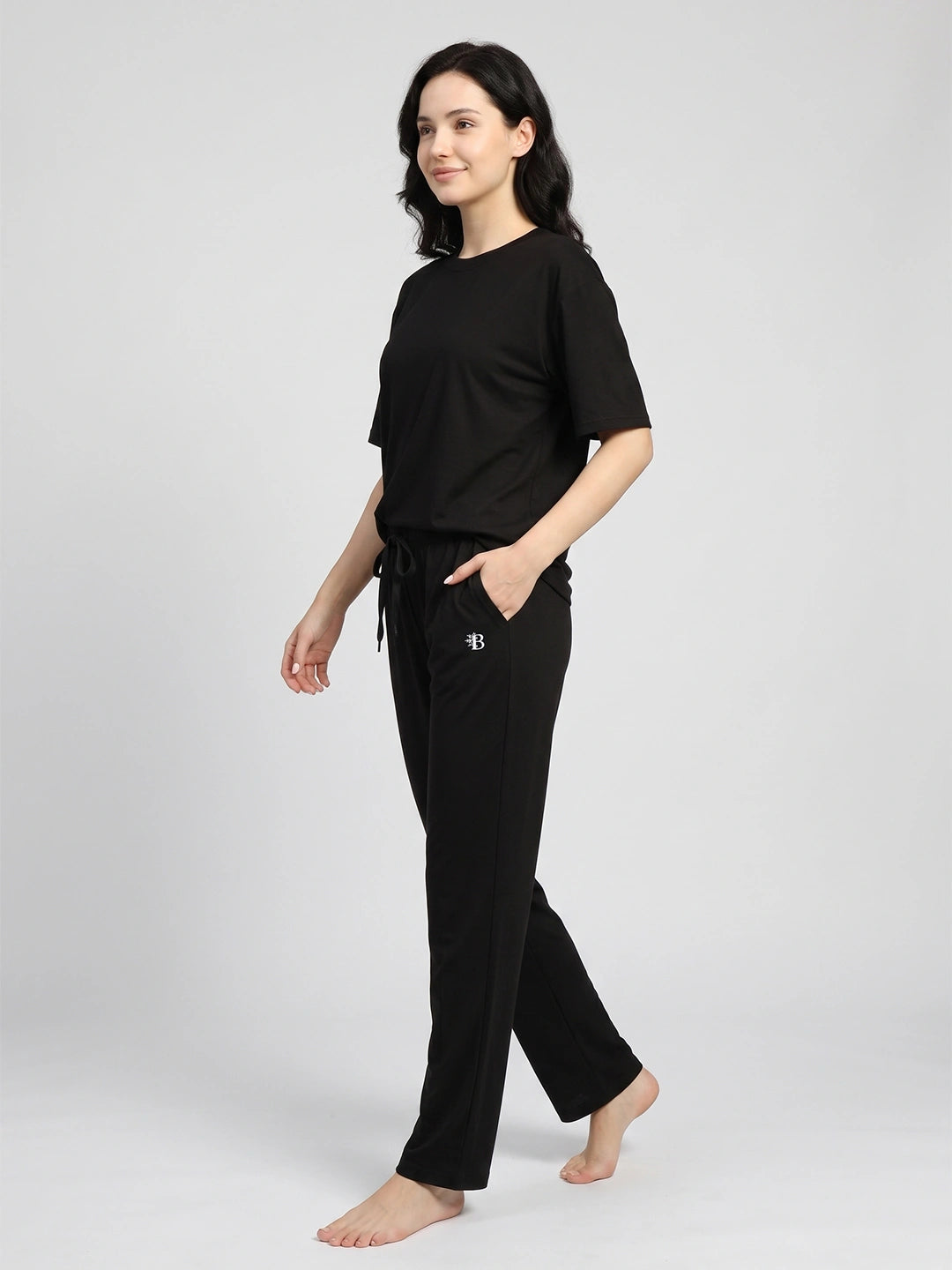 Black Night Suit for Women