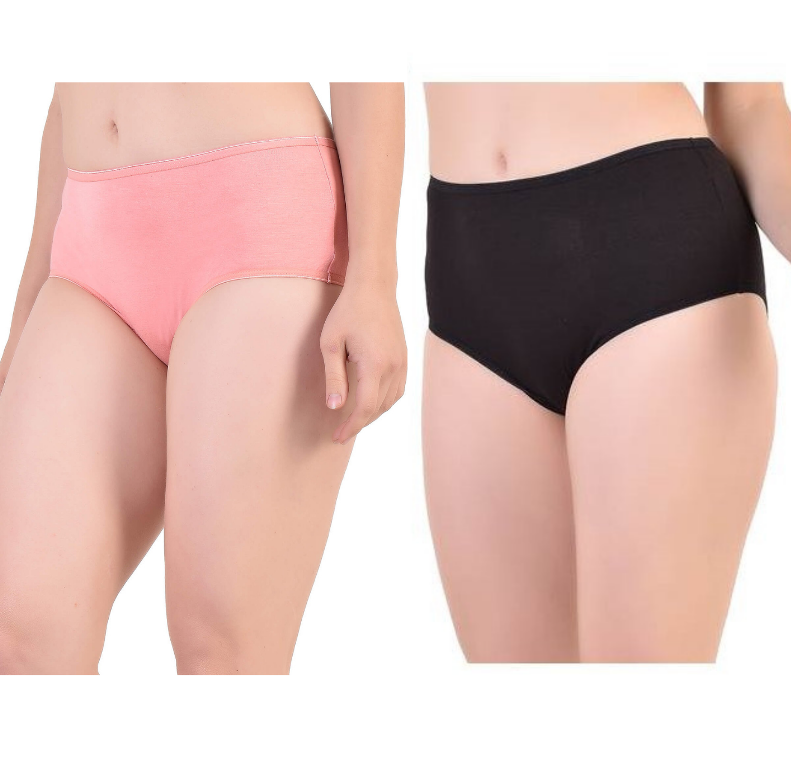 Bamboo Fabric Mid Rise Underwear | Pack of 2