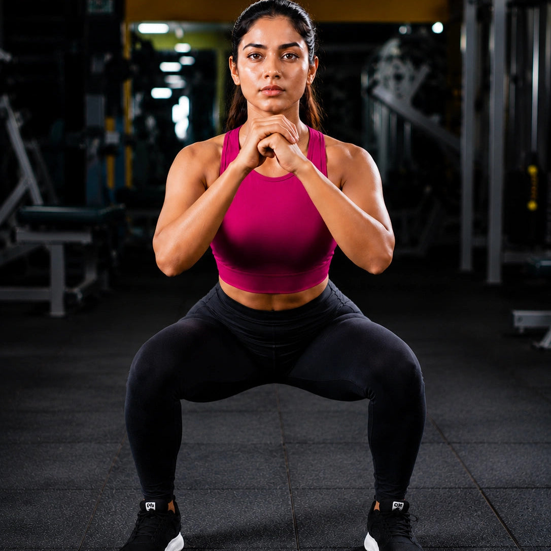 Bamboo Fabric Sports Bra Ultra-Soft | Non-Wired | Non-Padded | Breathable Active Comfort | Fuchsia