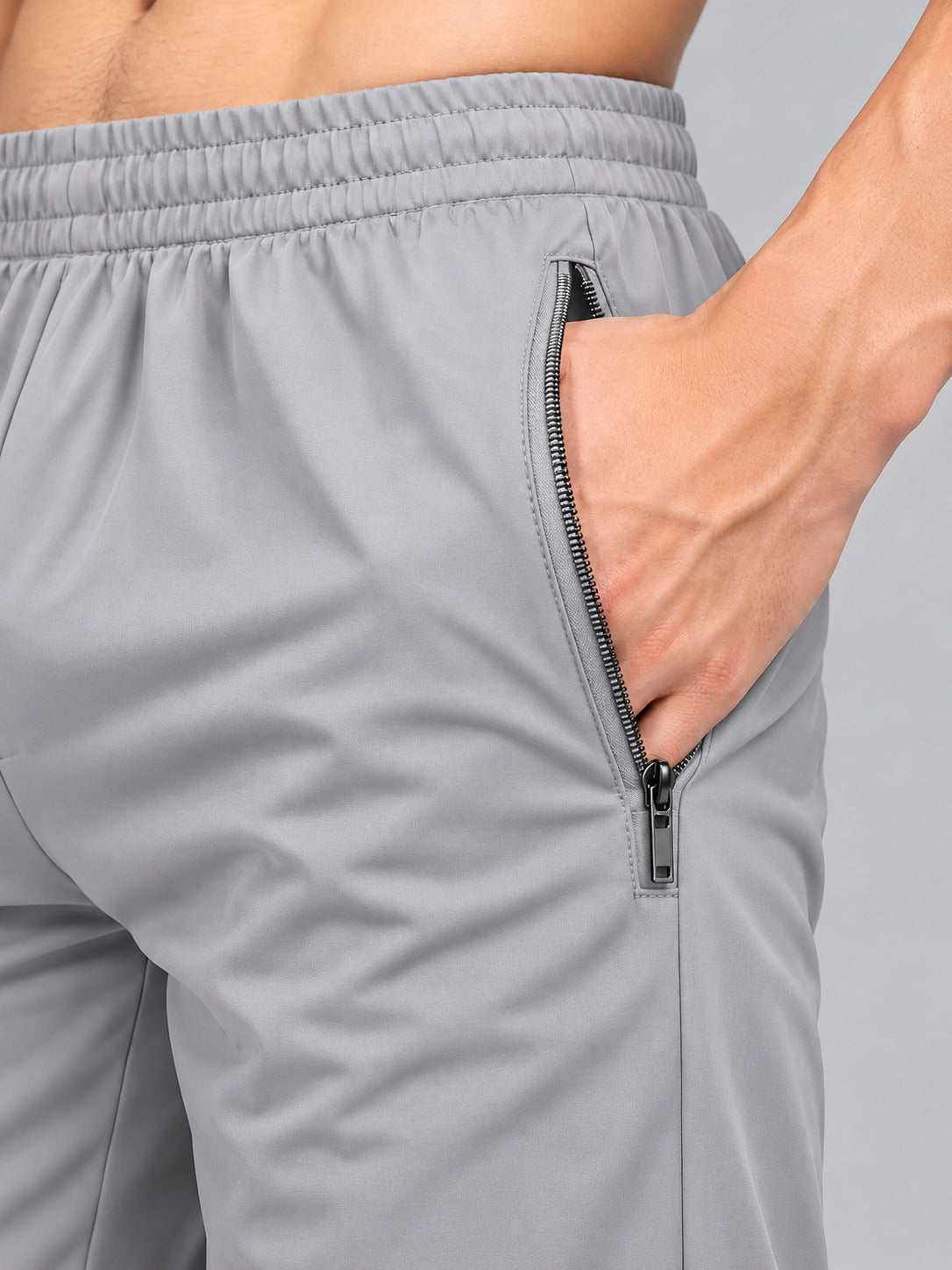 Bamboo Fabric Men's Track Pants | Mist Grey | Relaxed Fit