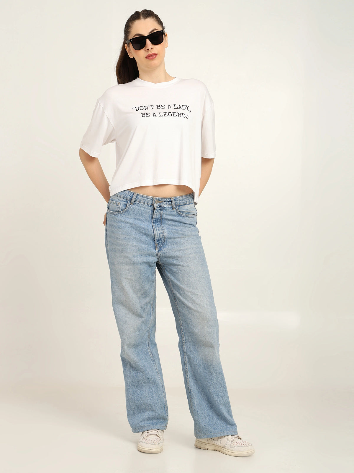 Crop Oversized T-Shirt for Women