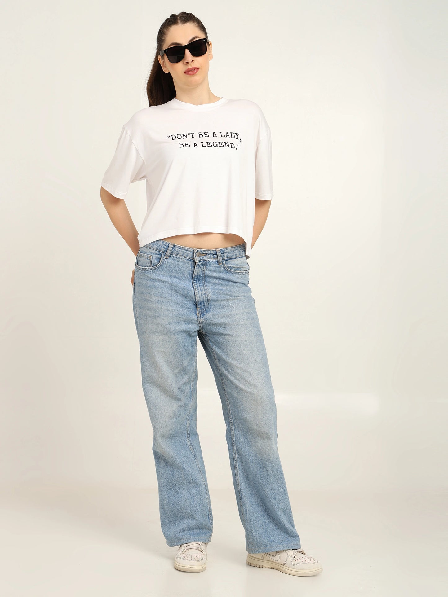 Crop Oversized T-Shirt for Women