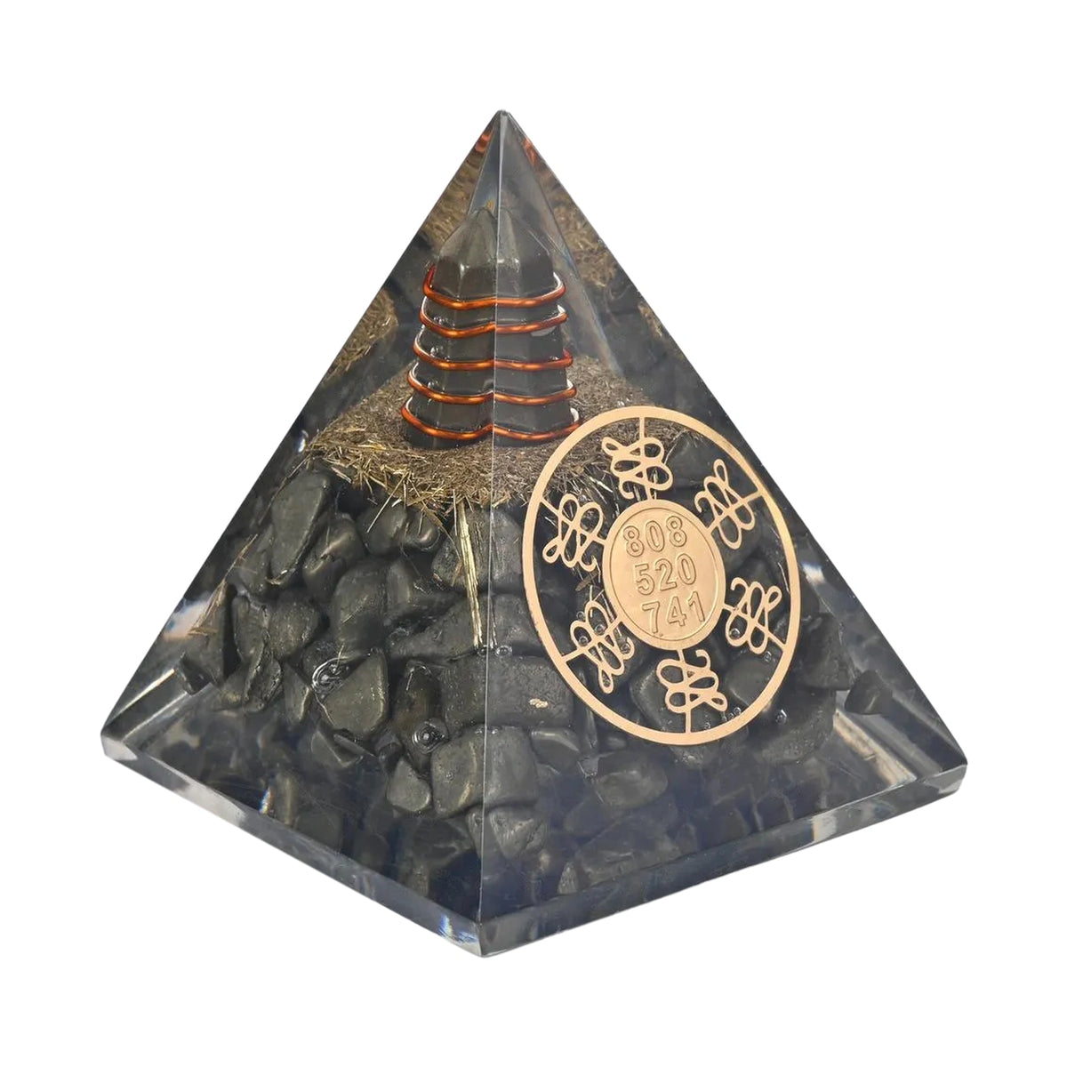 Golden Pyrite Pyramid – Manifest Wealth, Confidence & Protection