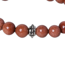 Load image into Gallery viewer, Healing gemstone bracelet Sunstone for Bright Future. it help in attending balance in all spheres of life

