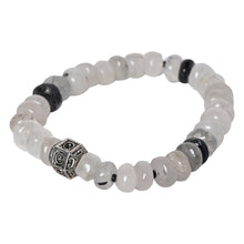 Load image into Gallery viewer, Elevate their Spirits with our Tourmalinated Healing Gemstone Bracelet - A Perfect Gift for Your Loved One to protect them from negative thought and emotion
