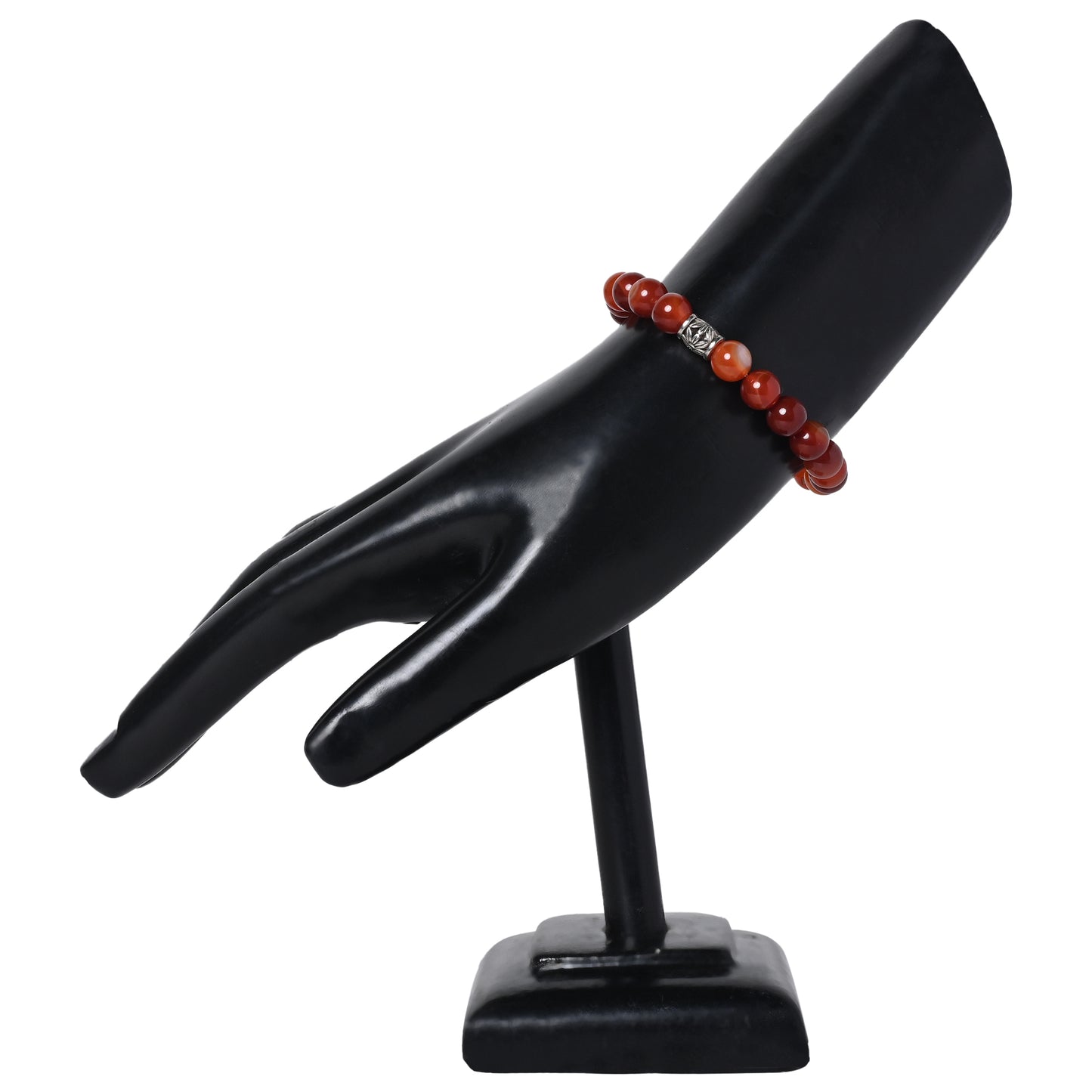 Gemstone bracelet Carnelian stone is life-force, vitality and energy, strengthen Sacral Chakra and help in balancing energy