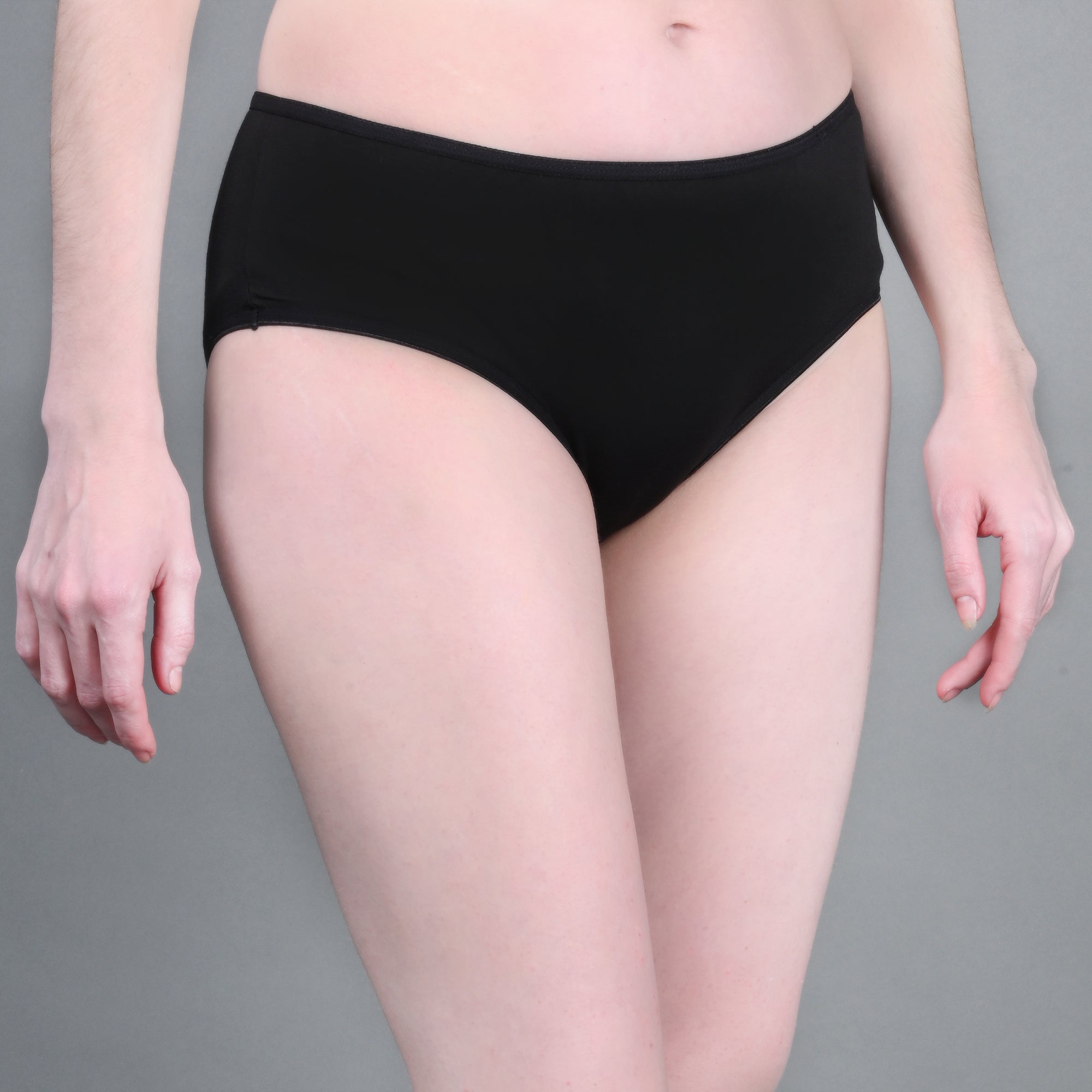 Femi Fashions Peach and Black Bamboo Fabric Women's Mid Rise Underwear at  Rs 150/piece in Ghaziabad