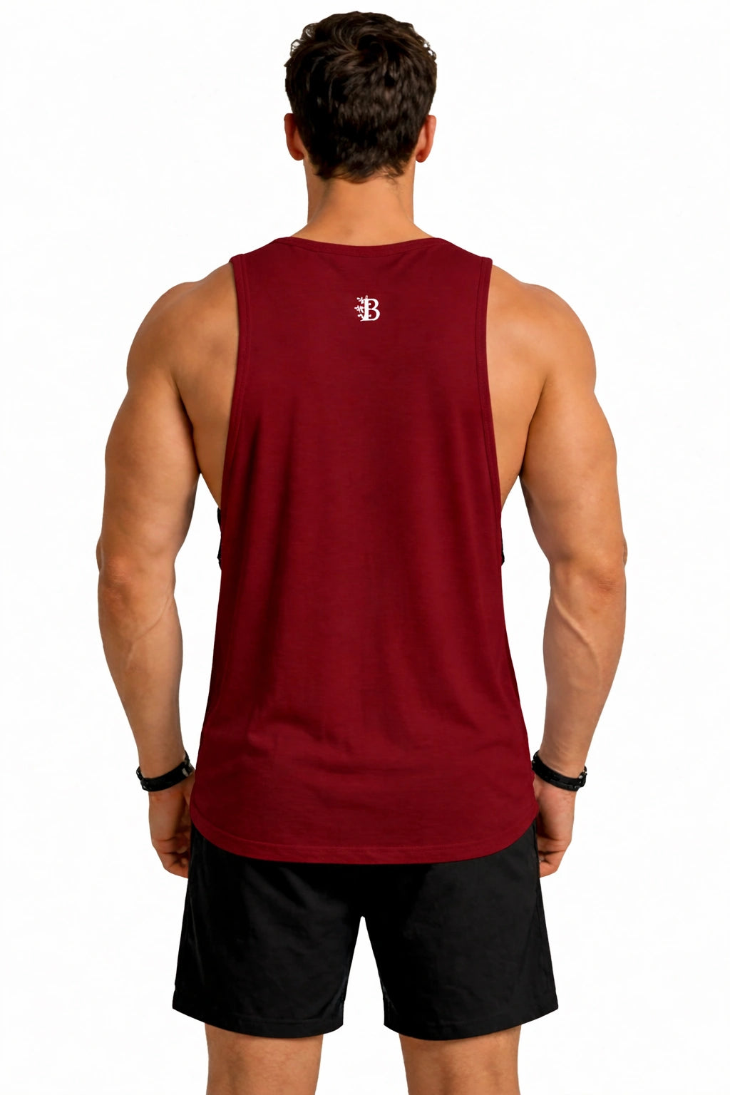 Bamboo Fabric Gen Z Gym Vest for Men | Maroon