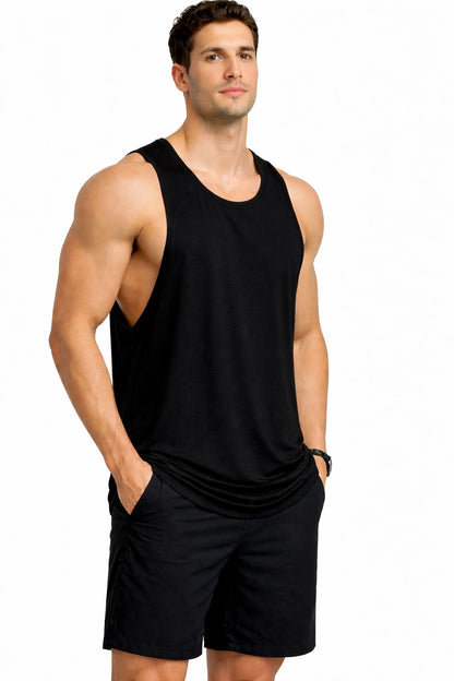 Bamboo Fabric Gen Z Gym Vest for Men
