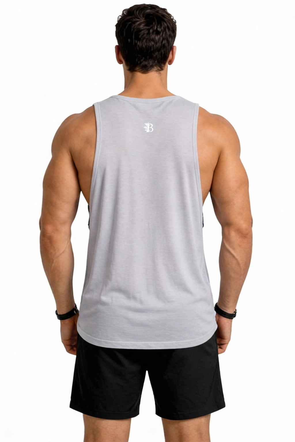Bamboo Fabric Gen Z Gym Vest for Men | Gray
