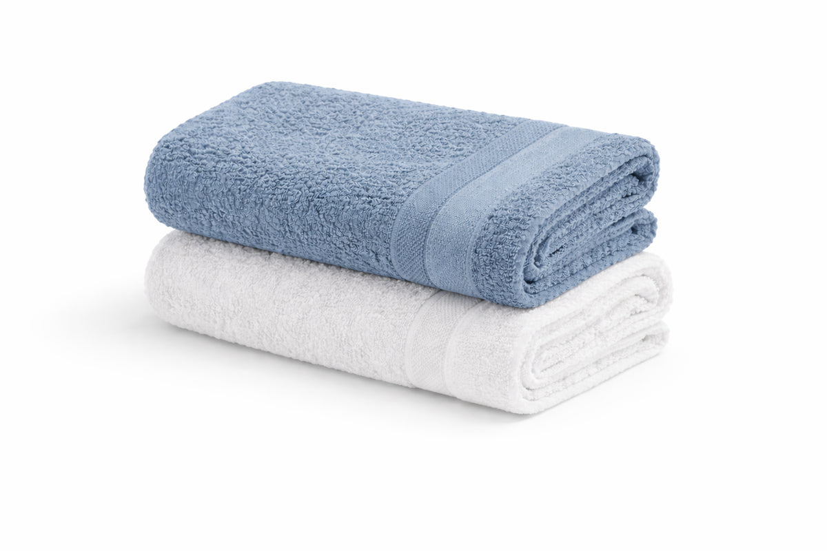 Bamboo Hand Towel | Set of 2 | Blue and White