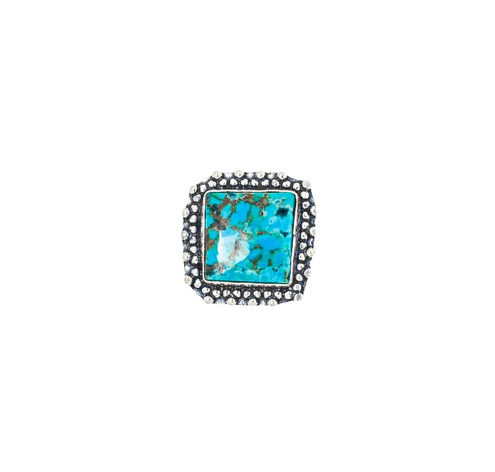 Healing Turquoise Adjustable Ring