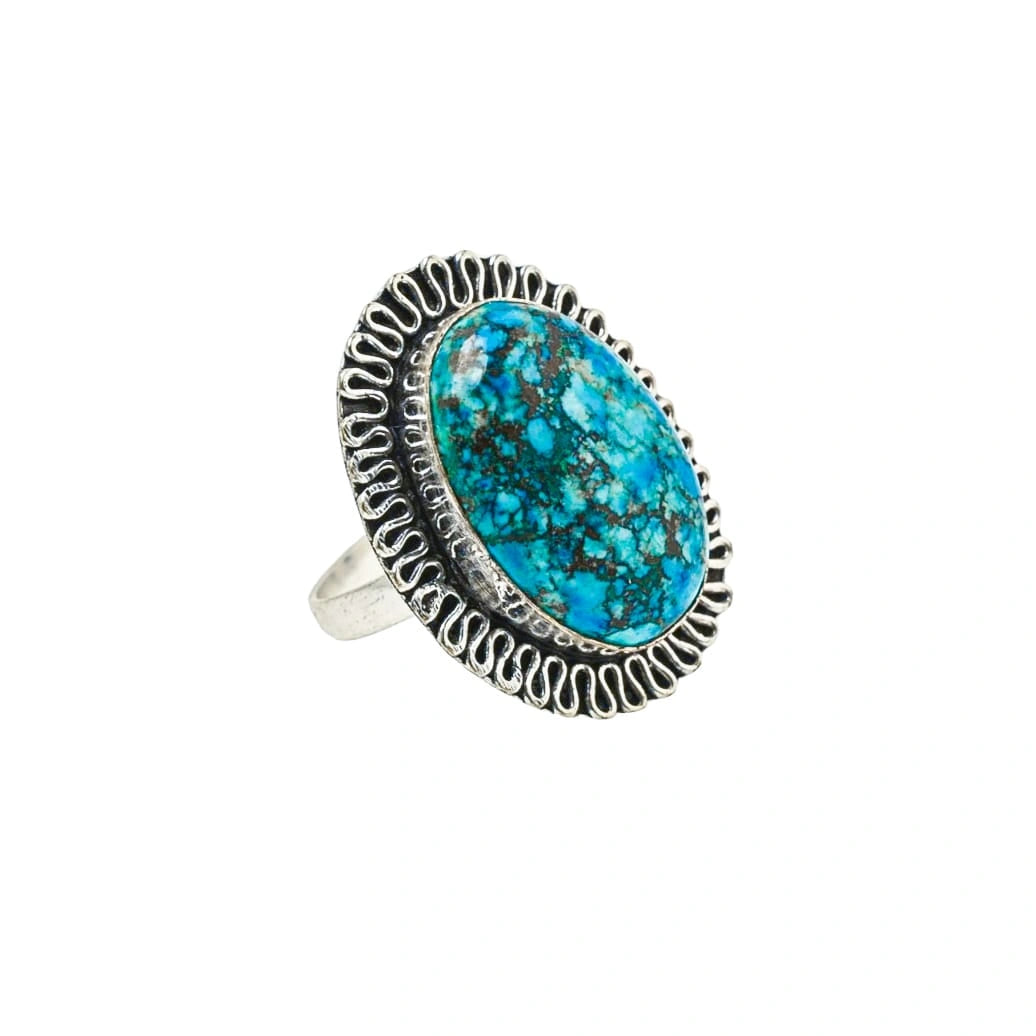 Healing Turquoise Adjustable Ring