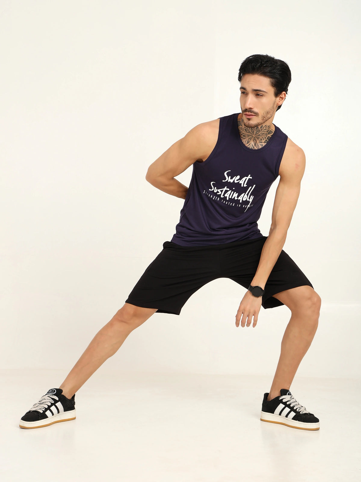 Heelium Men Sleeveless Gym T-Shirt