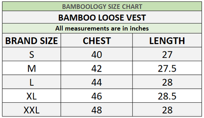 Bamboo Fabric Gen Z Oversize Gym Vest for Men | Maroon