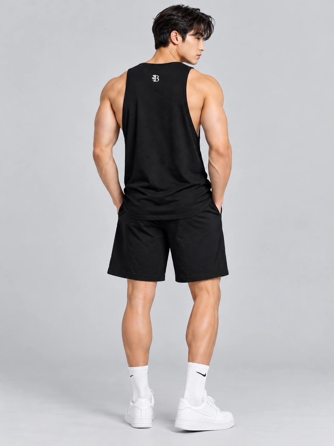 Men's Bamboo Fiber Tank & Shorts Set – Ultra-Soft Breathable Activewear