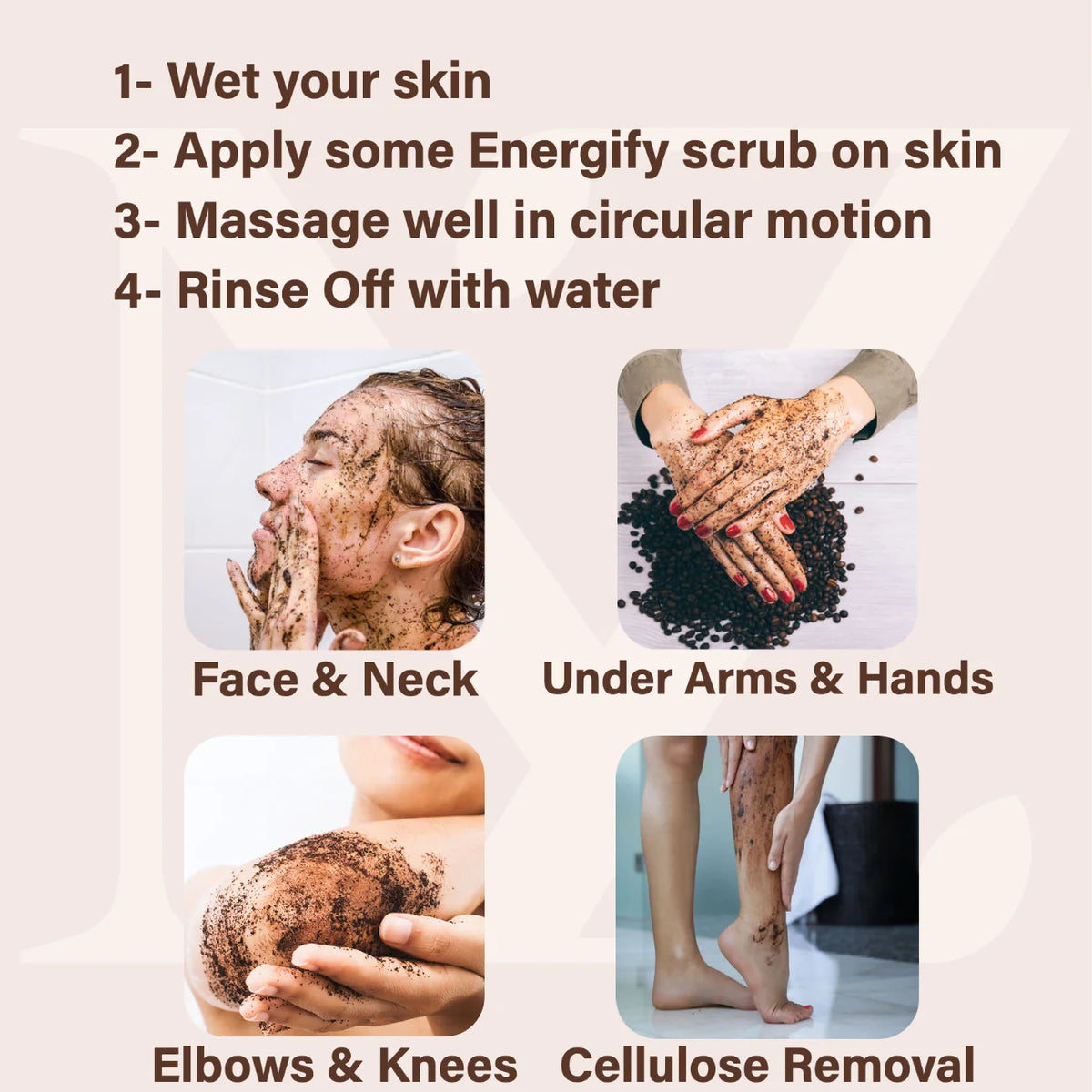 NaturZest Scrubs - Scrub, Body massage oil, Drops 2 Dazzle Face Oil, Rose Water Mist & Moisturizing Body