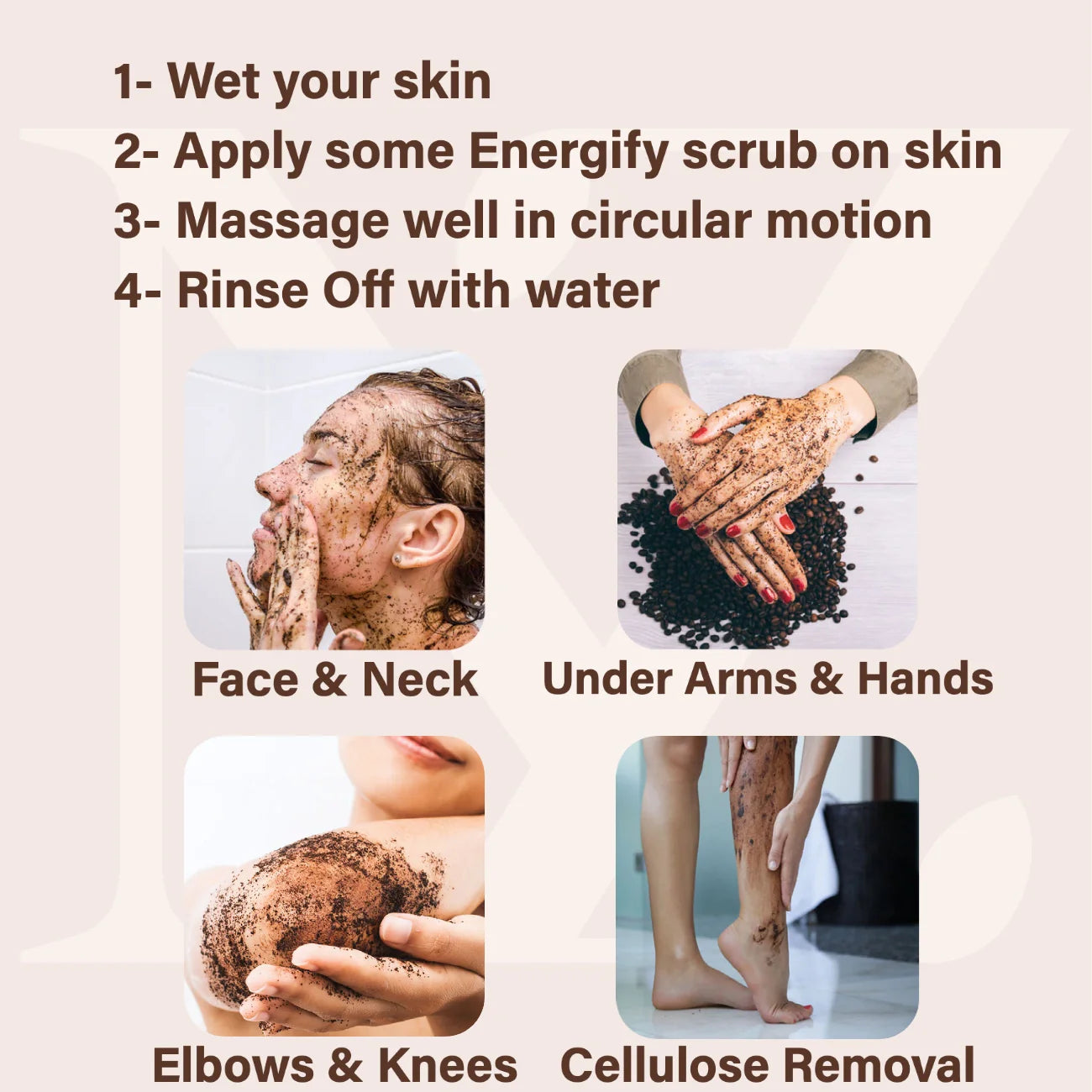 NaturZest Scrubs - Scrub, Body massage oil, Drops 2 Dazzle Face Oil, Rose Water Mist & Moisturizing Body