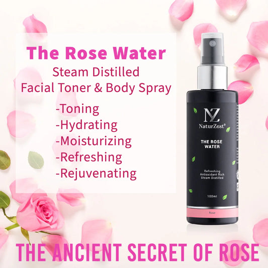 NaturZest Scrubs - Scrub, Body massage oil, Drops Face Oil, Rose Water, Moisturizing Body & Lip Balm