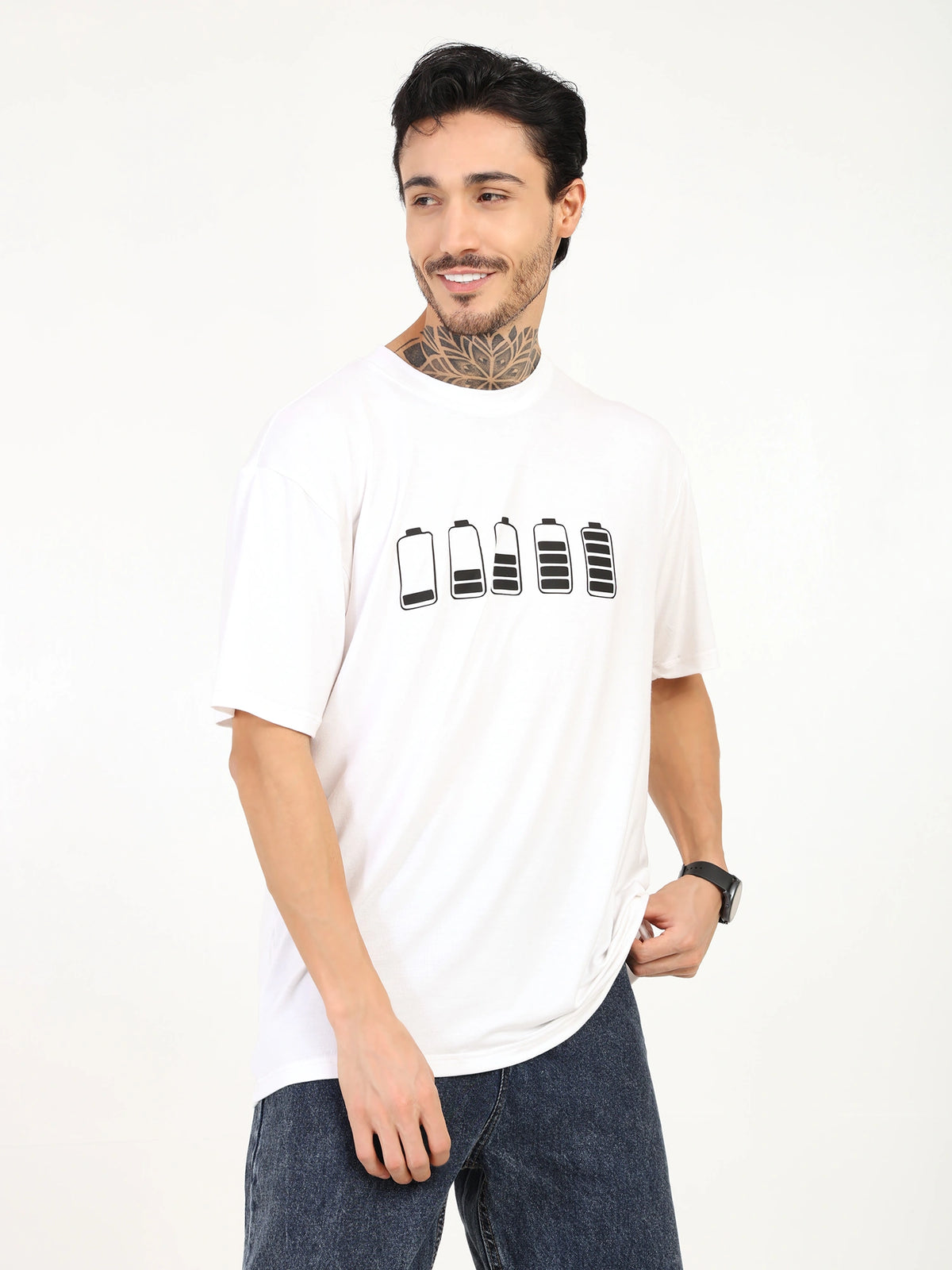 Men Oversized Bamboo T-Shirt – Soft, Breathable & Sustainable Fit