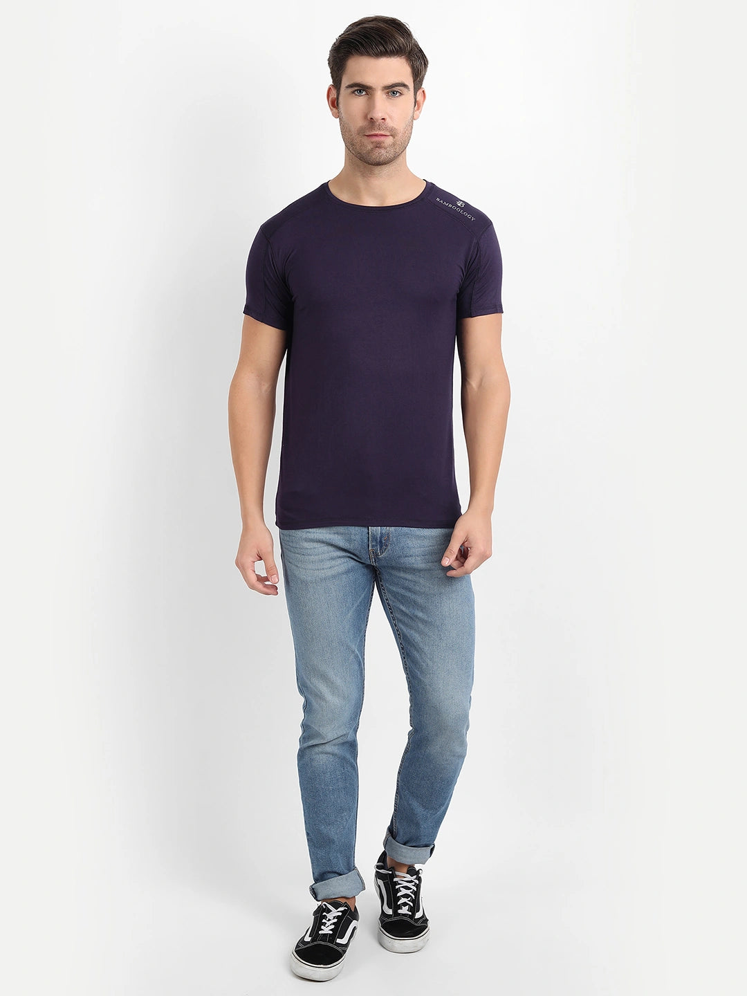 Men Bamboo Slim Fit T-Shirt Nevy