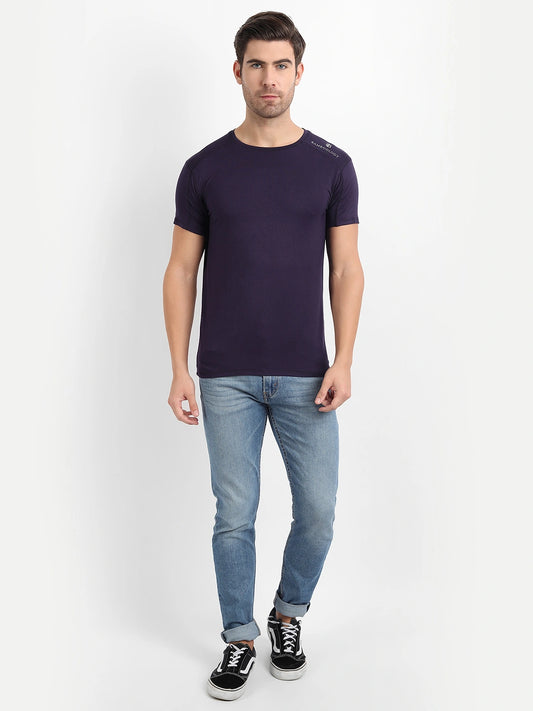 Men Bamboo Slim Fit T-Shirt Nevy