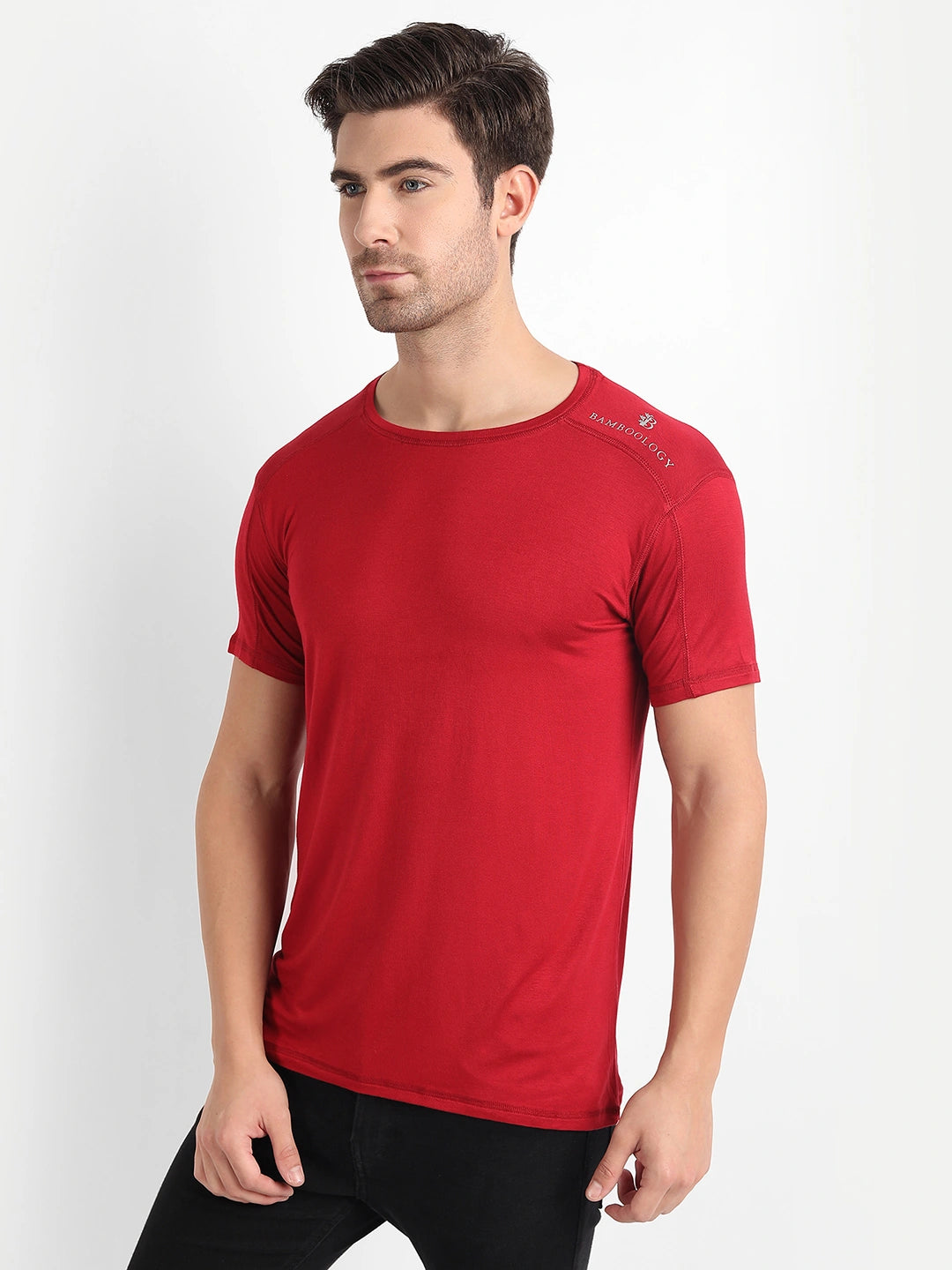 Men's Bamboo Fabric Half-sleeves T-Shirt