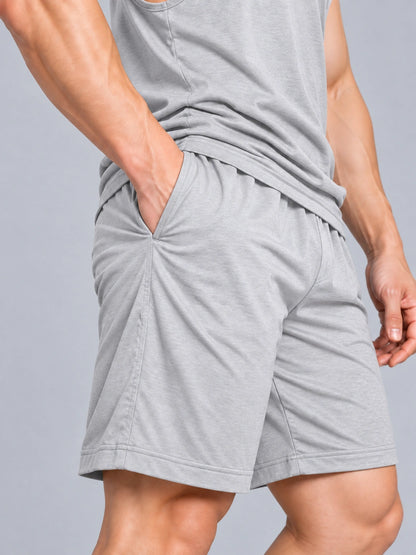 Men's Grey Bamboo Fitness Wear