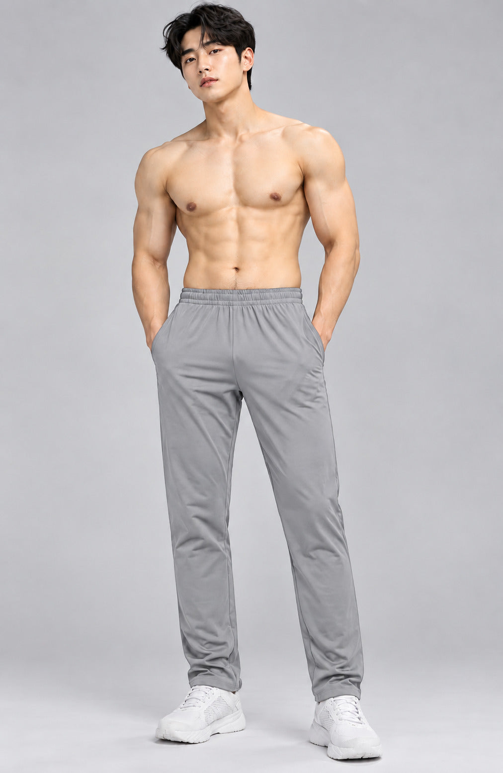 Bamboo Fabric Men's Track Pants | Mist Grey | Relaxed Fit