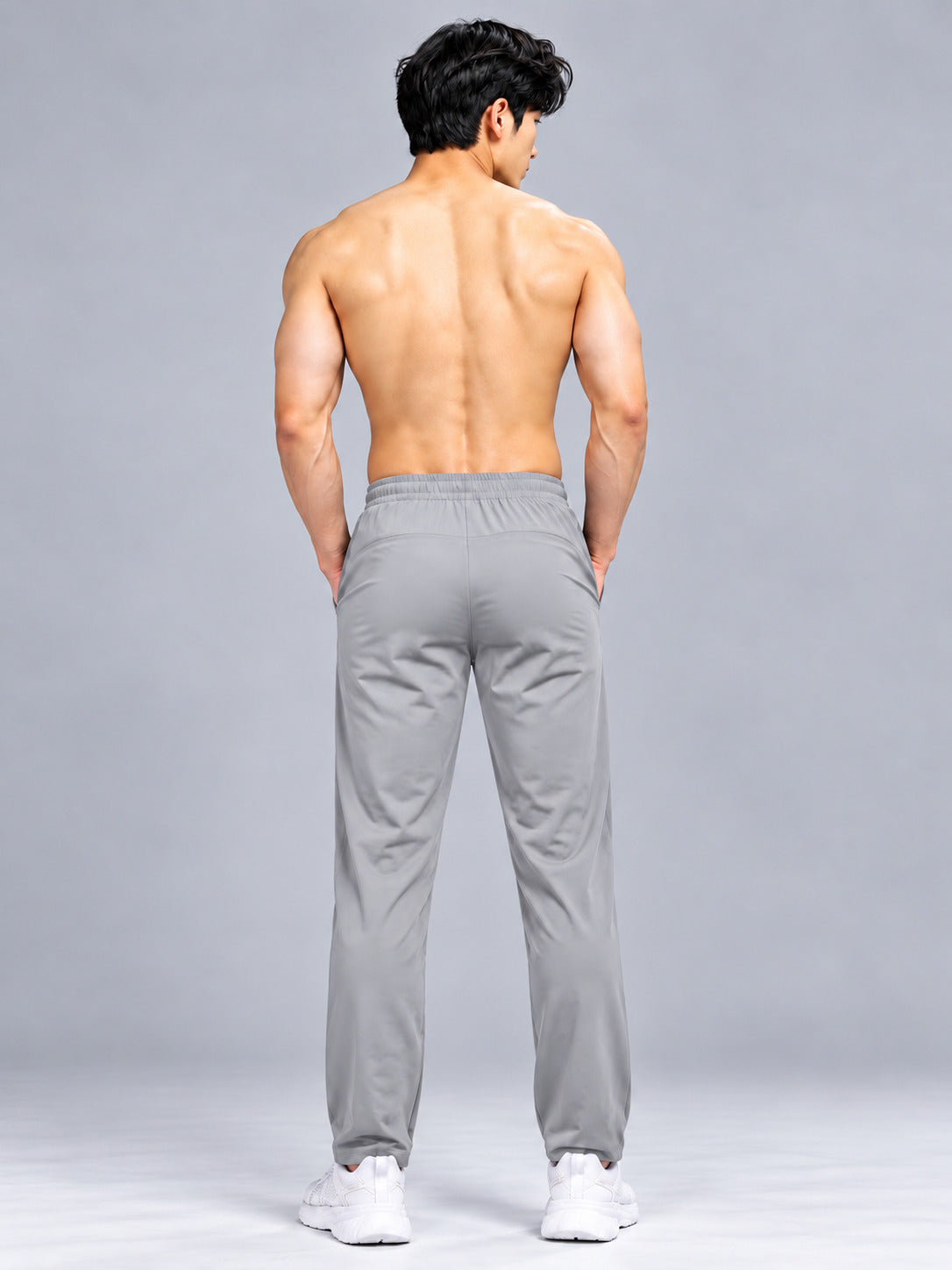 Bamboo Fabric Men's Track Pants | Mist Grey | Relaxed Fit