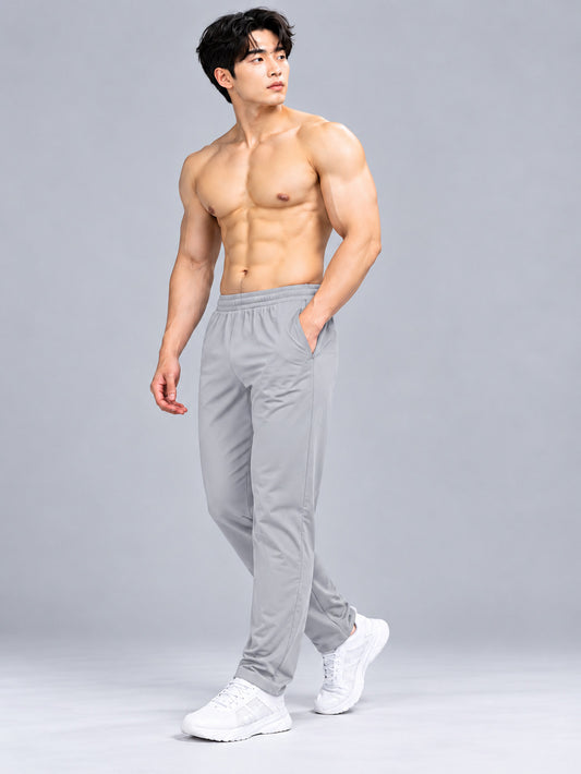 Bamboo Fabric Men's Track Pants | Mist Grey | Relaxed Fit