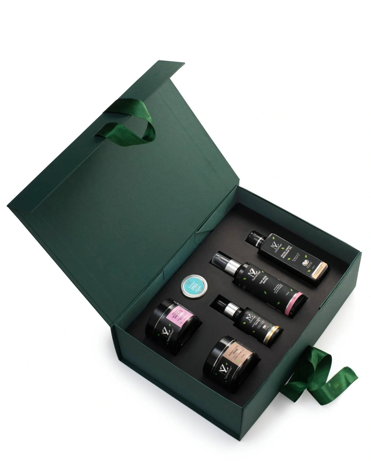 NaturZest Scrubs - Scrub, Body massage oil, Drops Face Oil, Rose Water, Moisturizing Body & Lip Balm