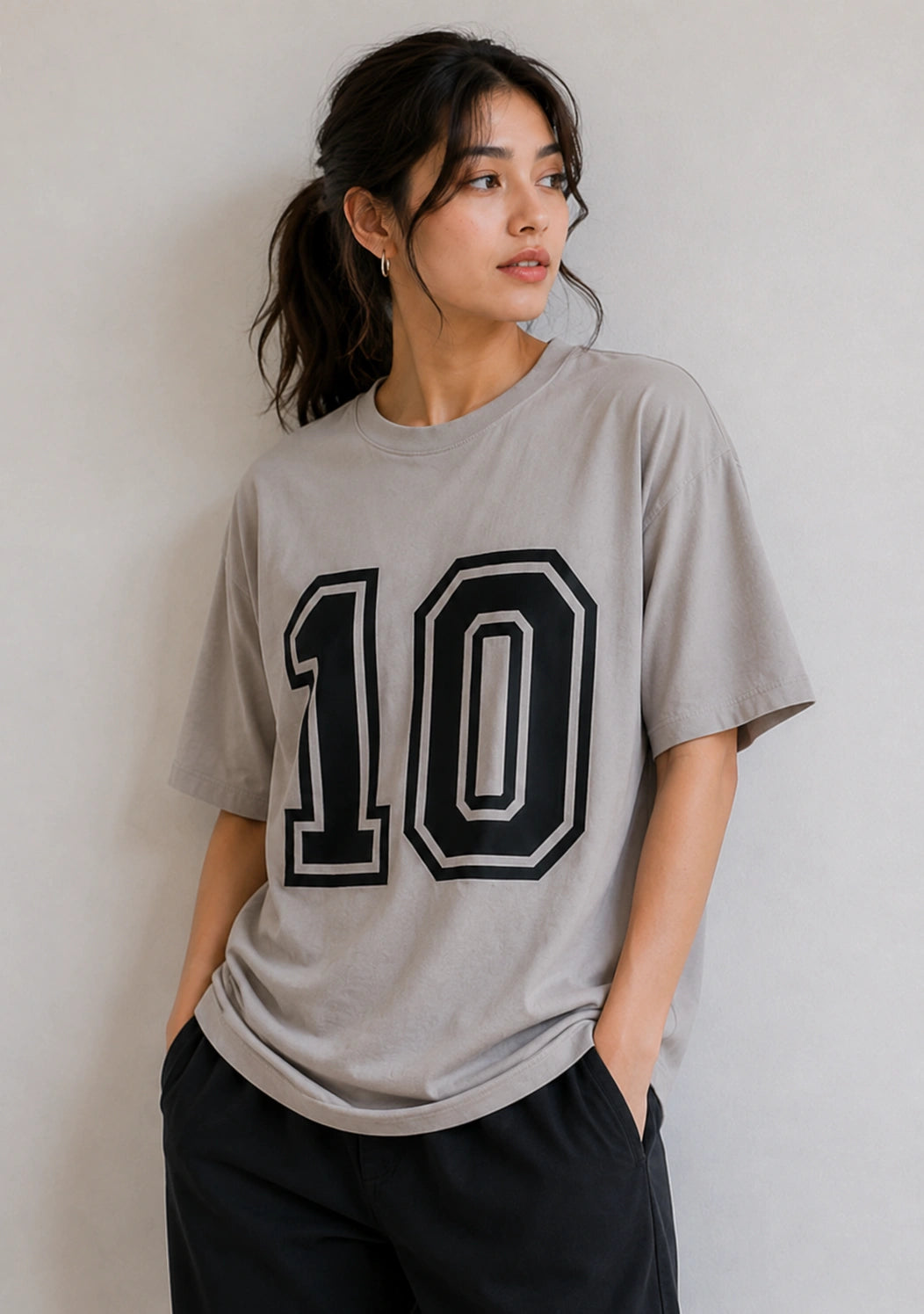 No. 10 Oversized T-Shirt for women
