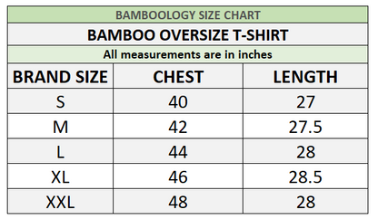 Men Black Oversized Bamboo T-Shirt – Soft, Breathable & Sustainable