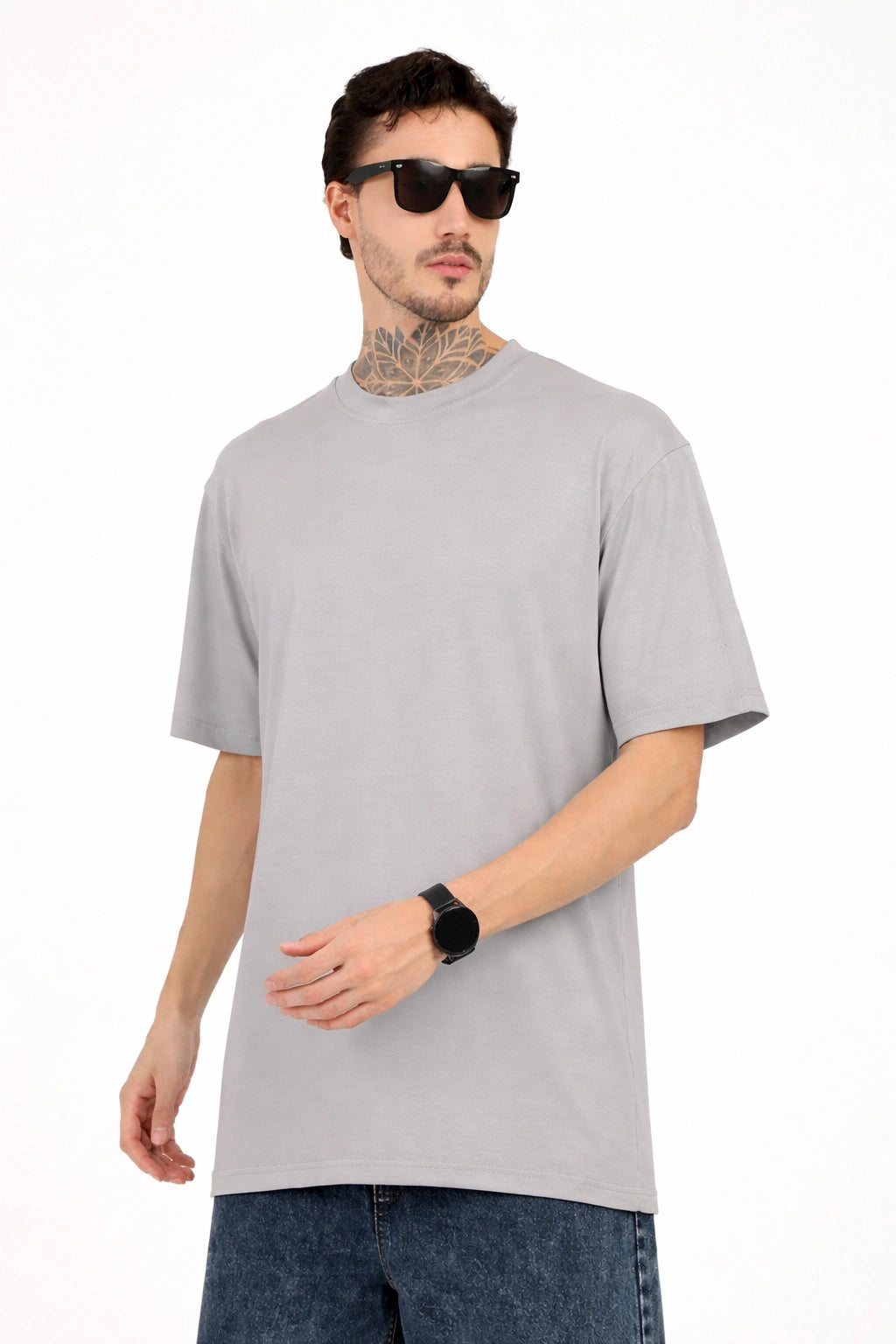 Stylish men oversized T-shirt Bamboology streetwear relaxed fit