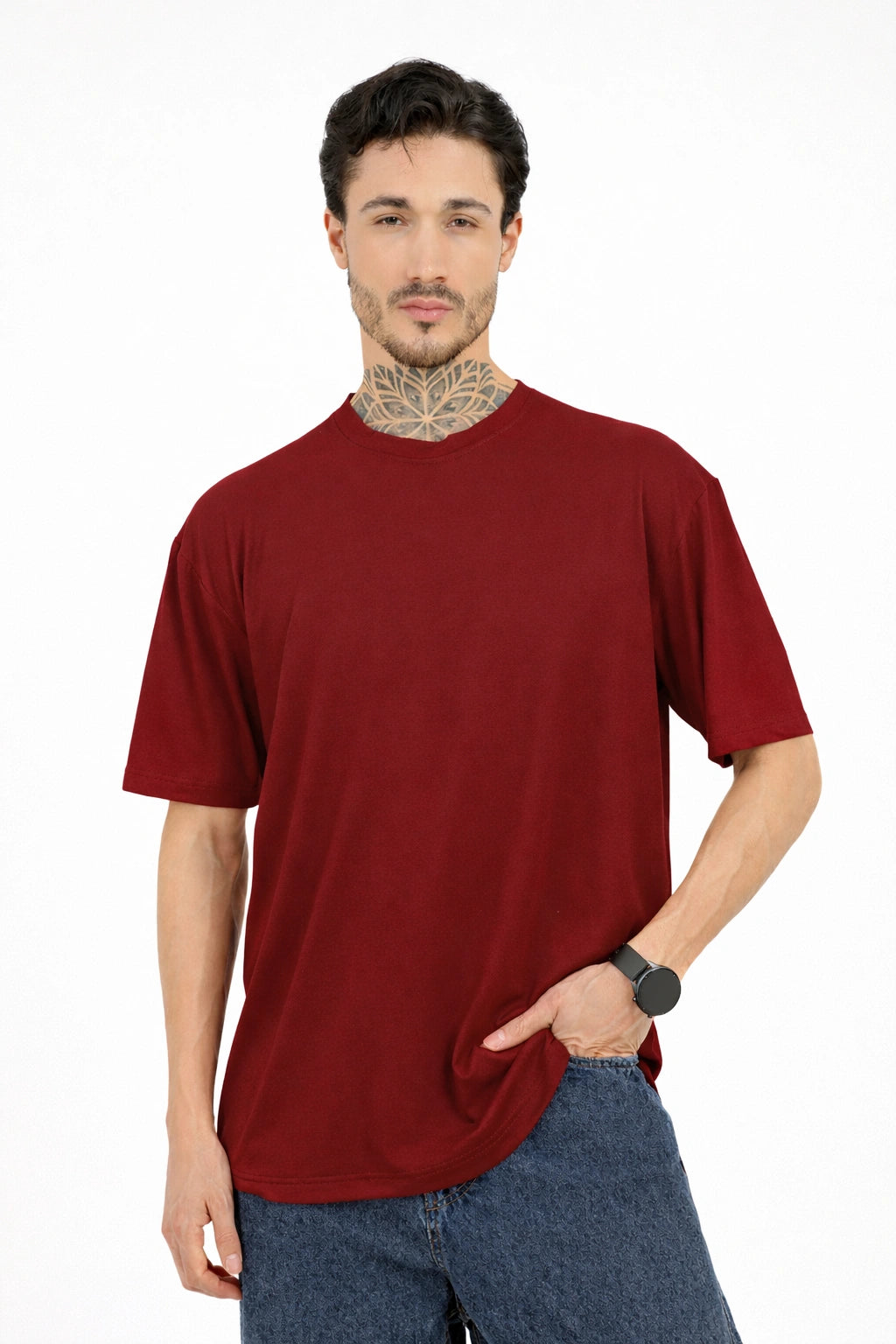 Bamboology oversized T-shirt for men lightweight breathable summer wear